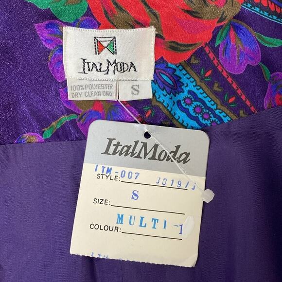 Vintage Stunning Satin Skirt Set Art to Wear RomanticSmall - Picture 12 of 13